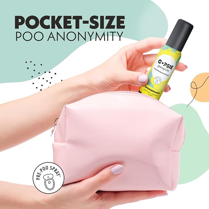 OOPSIE POOPSIE - Lemon Bergamont - Before & After You Go Toilet Spray 2oz - - Image 4