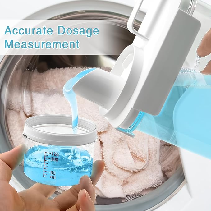 2 Pack Laundry Detergent Dispenser, 61oz Detergent Dispenser, Refluxable - Image 8