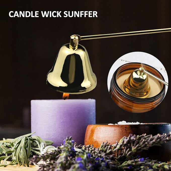 4 in 1 Candle Accessory Set, USB Rechargeable Lighter, Candle Wick Trimmer - Image 3