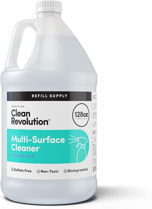 Clean Revolution Multi Surface Cleaner Refill Supply, Eco-Friendly & Plant-Based by CleanRevolution