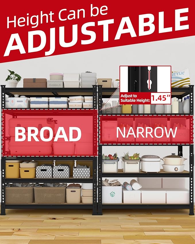 PrimeZone 35.5" x 12" x 72" Heavy Duty Storage Shelves - Image 6
