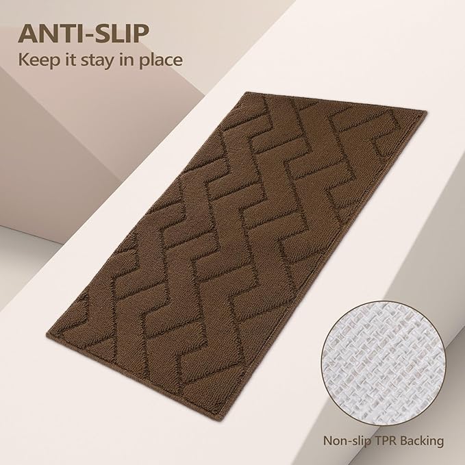 hicorfe Indoor Doormat, Front Back Door Mat TPR Backing Non Slip Mats 20"x31.5" - Image 5