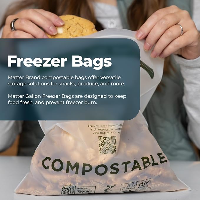 Matter Compostable Gallon Freezer Bags - Image 2