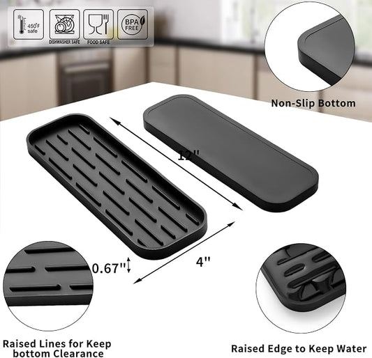 Silicone Kitchen Sink Organizer Tray - Image 2