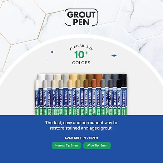 Grout Pen White Tile Paint Marker: Waterproof Grout Paint, Tile Grout Colorant - Image 9
