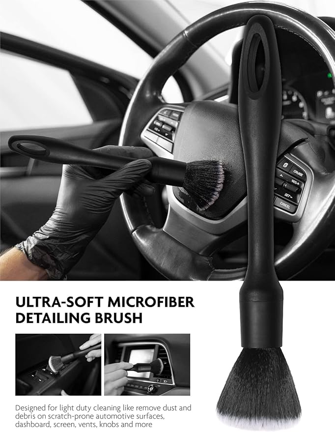 Fantasticlean 9PCS Car Interior Detailing Set, Microfiber Cloth & Applicator - Image 5