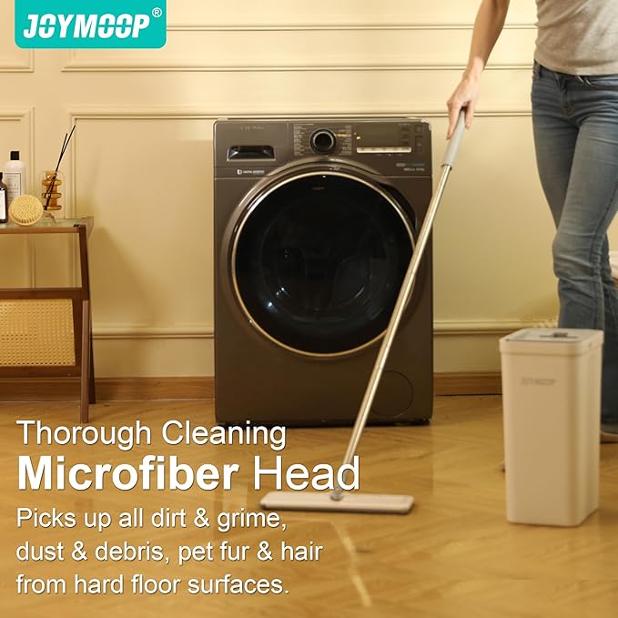 JOYMOOP Hands-Free Self-Cleaning Microfiber Mop and Bucket - Image 6
