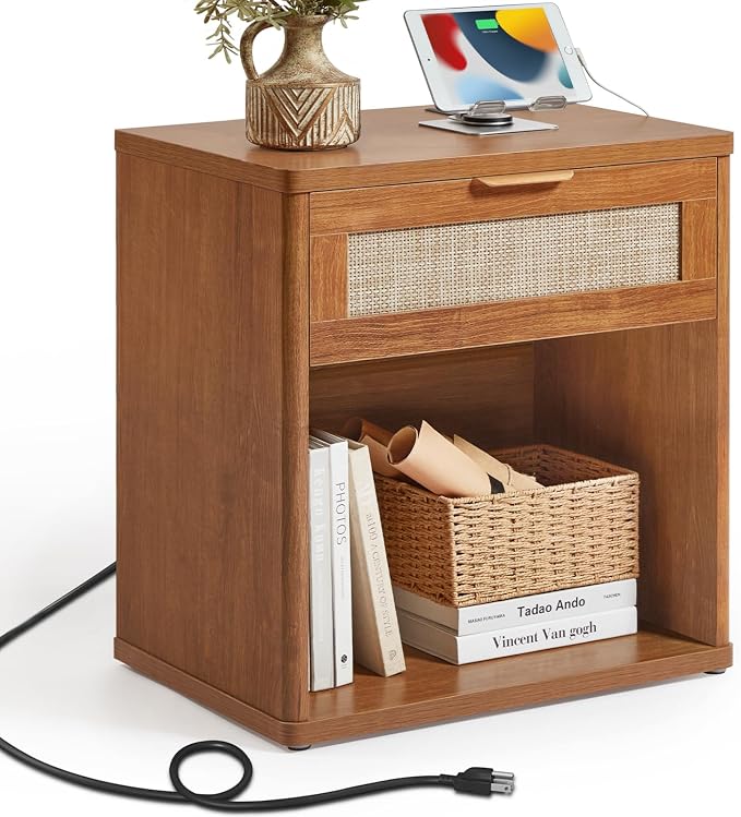 LEYAOYAO Rattan Nightstand - Image 9