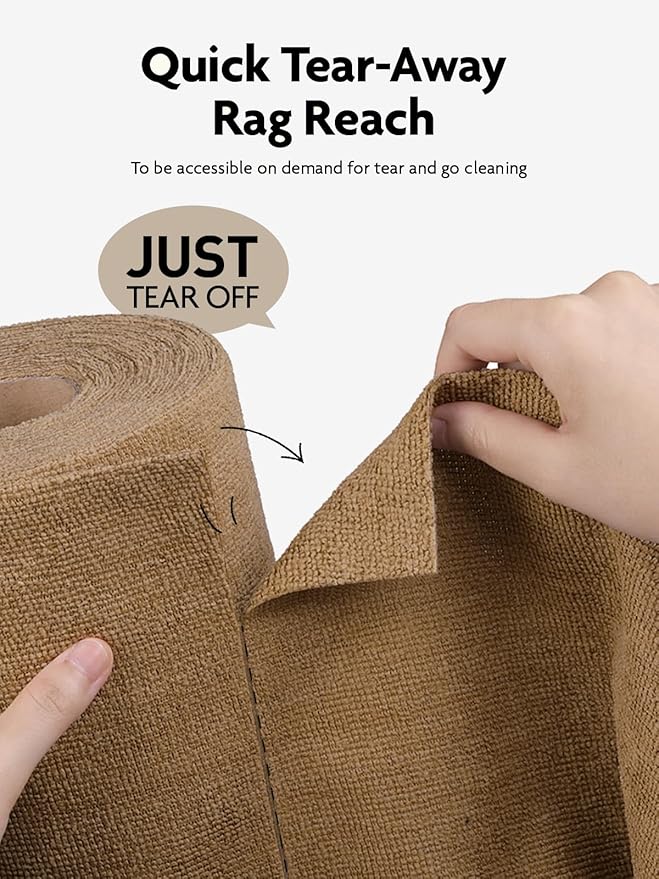 Fantasticlean Microfiber Cleaning Cloth Roll -40 Pack, Tear Away Microfiber - Image 5