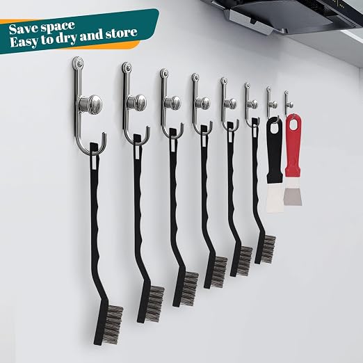12 Pcs Mini Stainless Steel Wire Brush Set, Wire Scratch Brush - Image 4