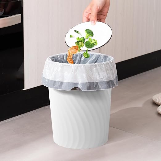 YGJT Small Trash Can, 6 Pack 1.8 Gallons Bathroom Trash Can, Slim Waste Basket - Image 4