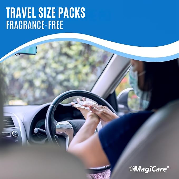 MagiCare 75% Alcohol Hand Sanitizing Wipes - Image 2