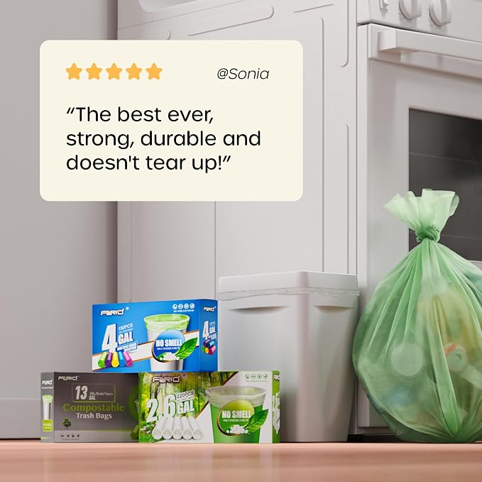 FORID Small Bathroom Trash Bags - Image 7