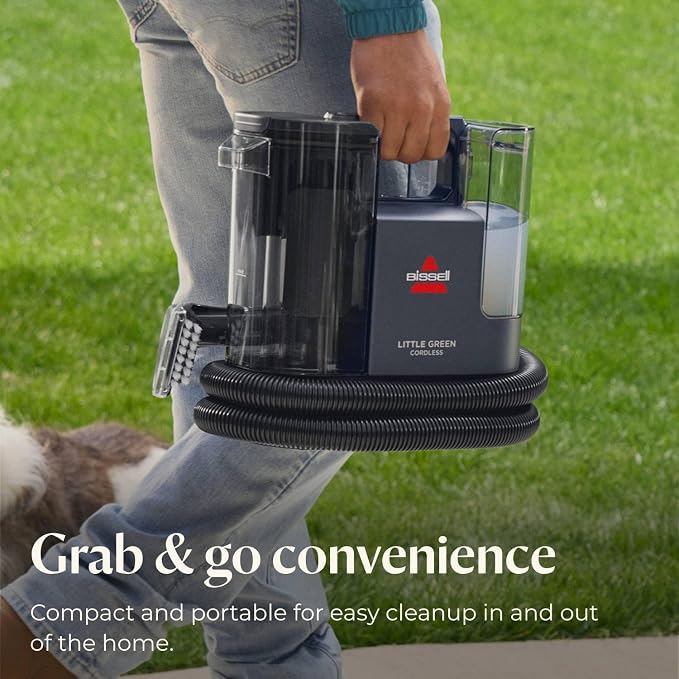 BISSELL Little Green Cordless Portable Deep Cleaner - Image 3