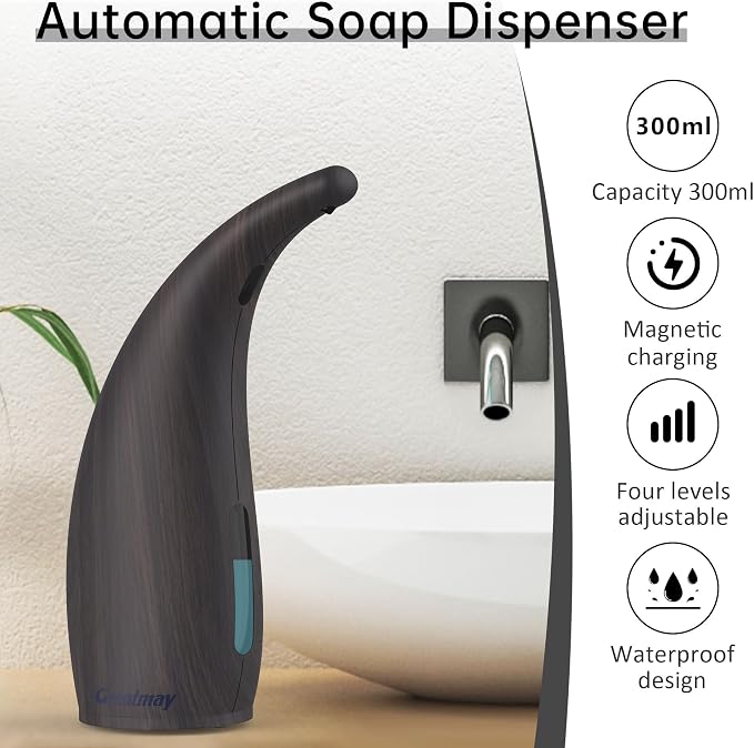 Adjustable Automatic Soap Dispenser Touchless, 4 Adjustable Levels Touchless - Image 2