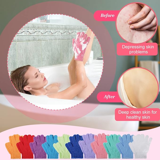 150 Pcs Exfoliating Gloves Bulk - Image 4