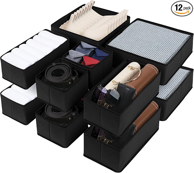 Cupic Cupid Drawer Organizer, Dresser Organizers, Foldabe Drawer Organizer by Unknown
