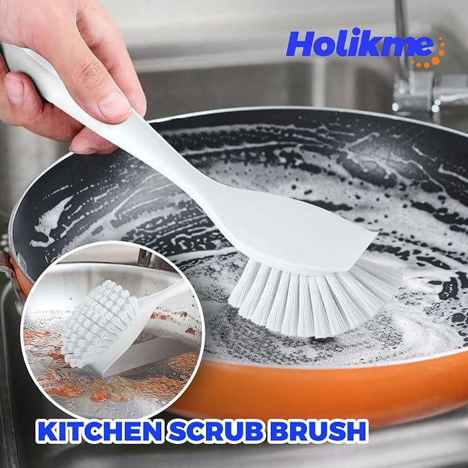 Holikme Cleaning Brush Set, Scouring Pad - Image 2
