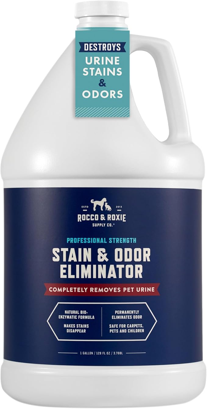 Rocco & Roxie Supply Co. Stain & Strong Odor Eliminator, Enzyme Cleaner by RoccoRoxieSupplyCo