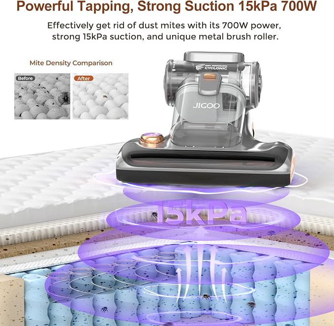 JIGOO T600 Bed Vacuum Cleaner - Image 2