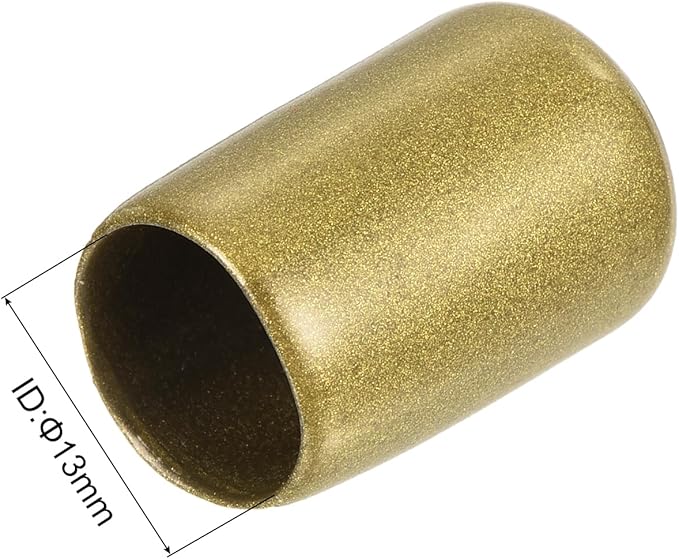 uxcell 20pcs Rubber End Caps 13mm ID Vinyl Round Tube Bolt Cap Cover Thread - Image 3
