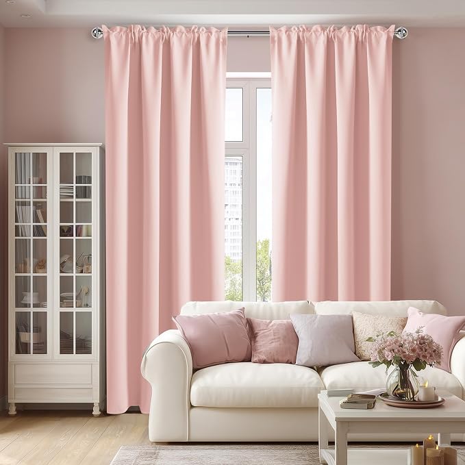 DWCN Blackout Curtains – Thermal Insulated, Energy Saving & Noise Reducing - Image 2