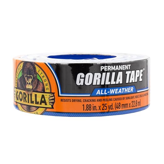 Gorilla All Weather Duct Tape, 1.88" x 25 yd by Gorilla