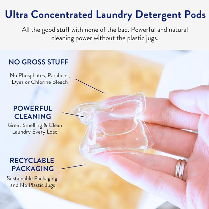 The Clean People Fragrance Free Laundry Detergent Pods - Image 3