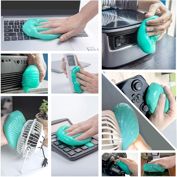 ASFSKY Keyboard Cleaning Gel Keyboard Cleaner Adheres to Dust and Debris in The - Image 6