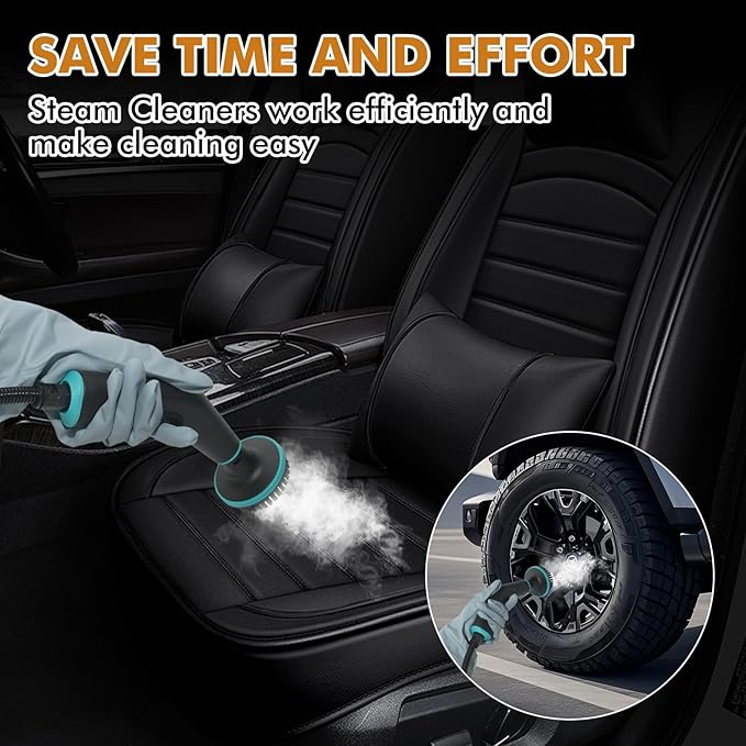 Handheld Steam Cleaner for Home, 15s Heat-Up 42.27oz Tank, 2500W Portable - Image 3