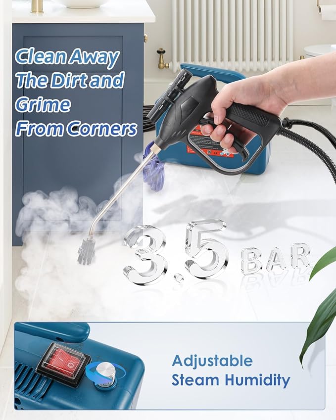 High Pressure Steam Cleaner - 1700W Handheld Steamer - Image 3