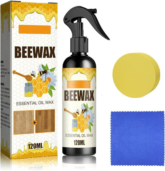 Beeswax Spray Cleaner with Sponge & Towel by UYUAN