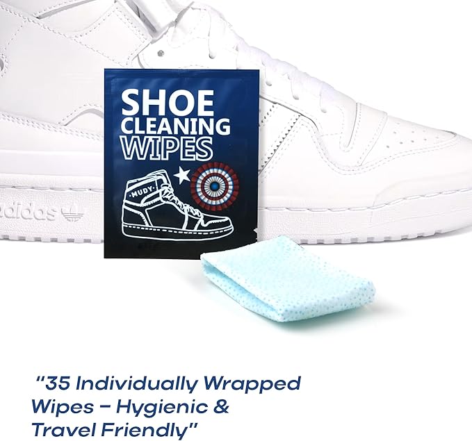 Sneaker Cleaner Wipes 35 Packs Suede Leather Tennis Quick Cleaning Disposable - Image 5