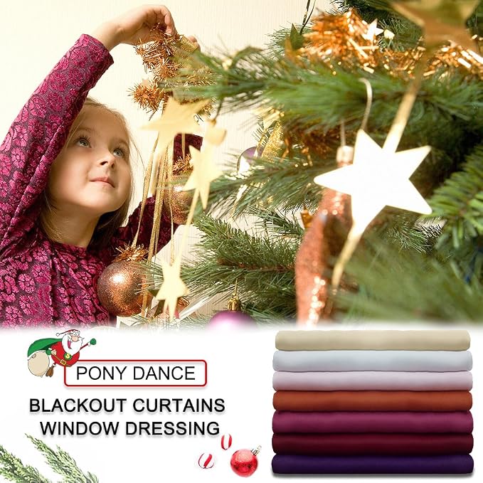 PONY DANCE Blackout Curtains for Bedroom - Image 9