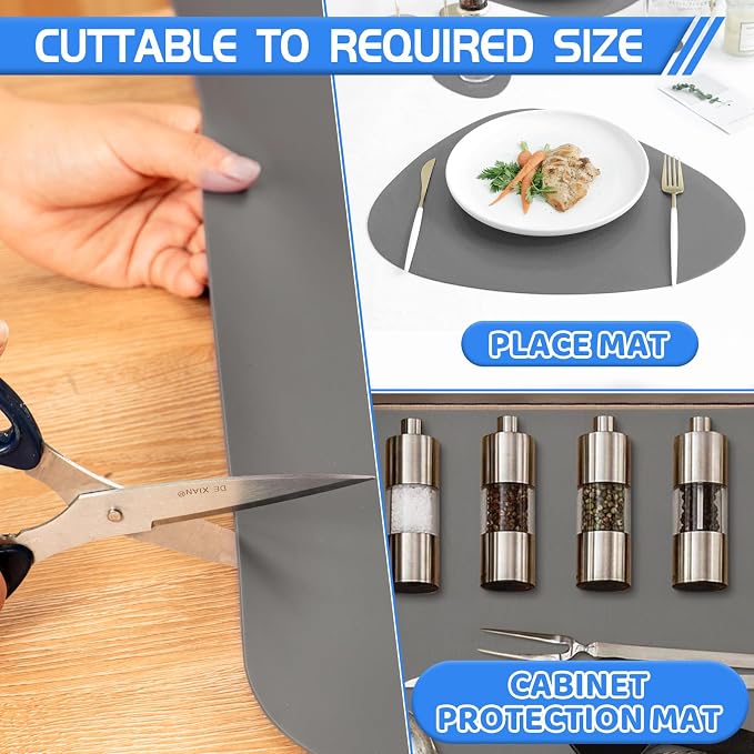 Warome Silicone Mats for Kitchen Counter, Extra Large Silicone Countertop - Image 7