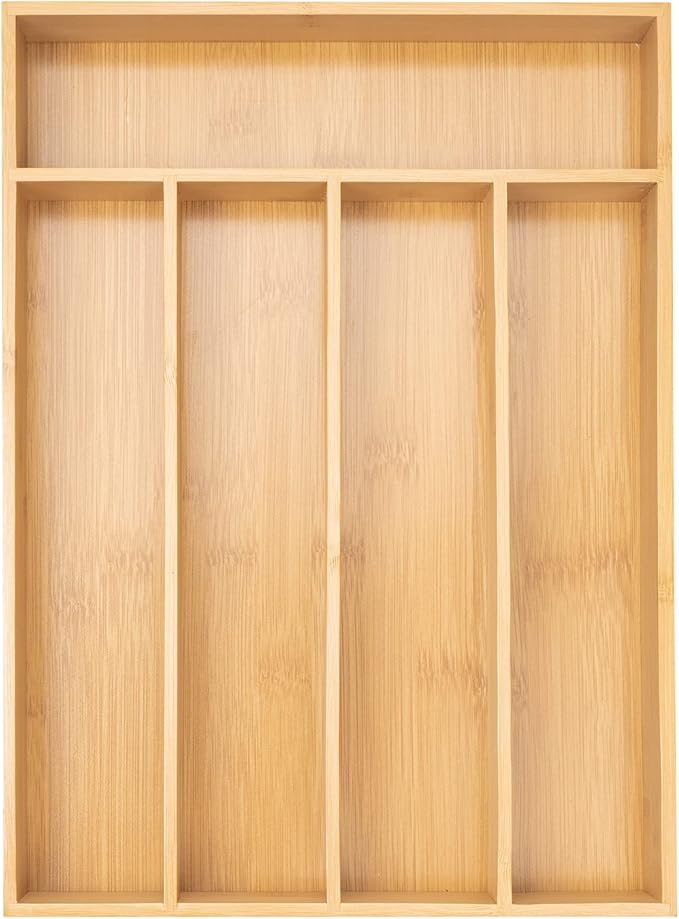 Silverware Organizer Kitchen Drawer Organizer Utensil Organizer Bamboo by Besilord