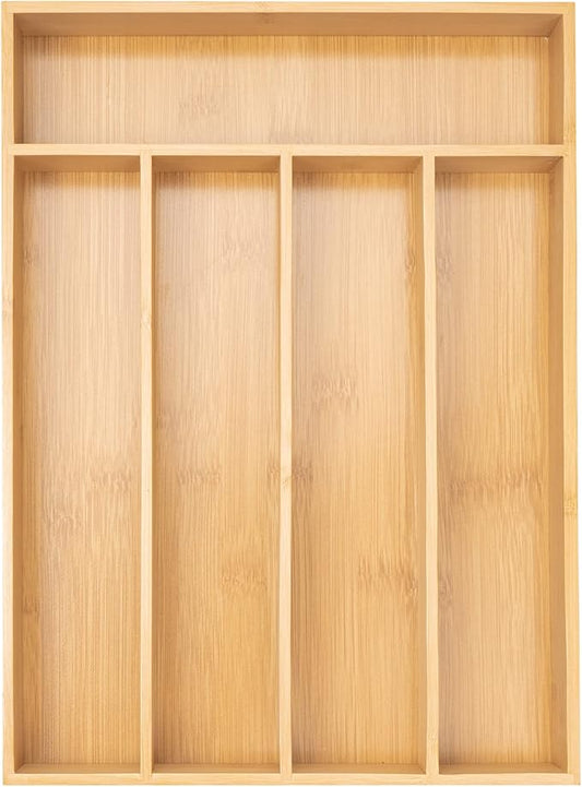 Silverware Organizer Kitchen Drawer Organizer Utensil Organizer Bamboo by Besilord