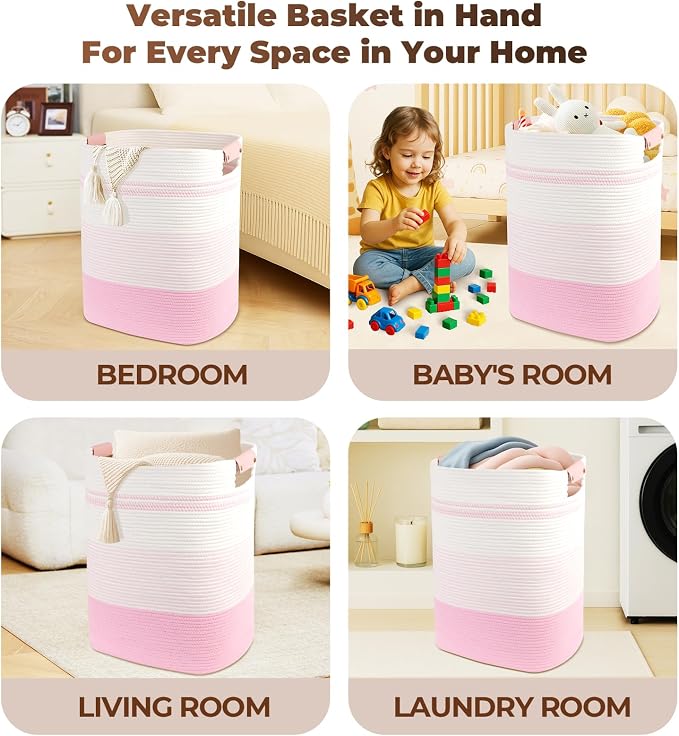 Laundry Basket with Handles - Image 3
