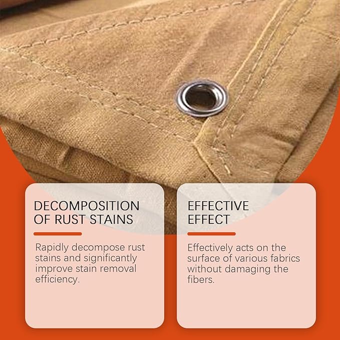 Fabric Rust Remover For Clothes, Strong And Effective Rust Stain Remover For - Image 7