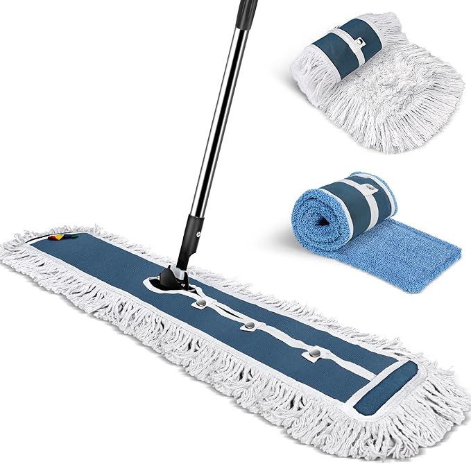 42" Commercial Mop, MASTERTOP Heavy Duty Dust Floor Mop by MASTERTOP