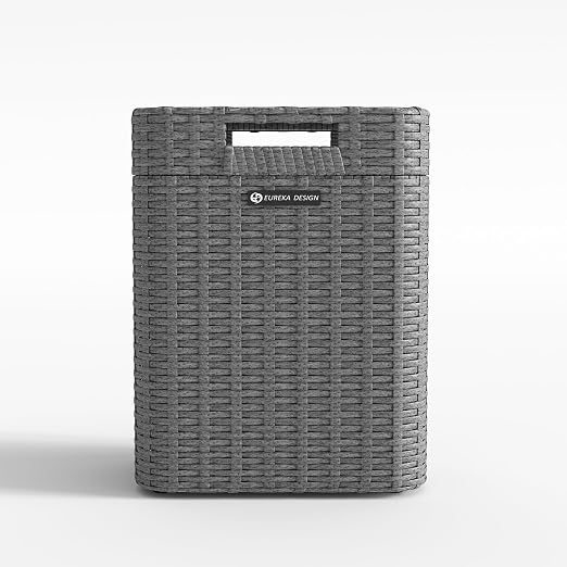 Ypati Handwoven Rattan Trash Can by EUREKADESIGN