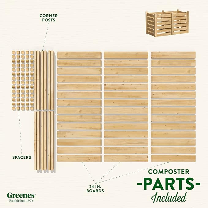 Greenes Fence Cedar Wood Composter - Image 5