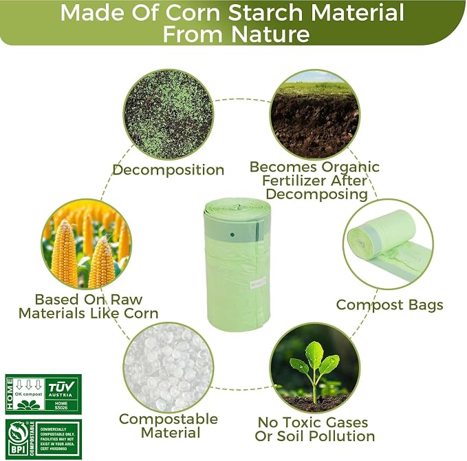 13 Gallon Compostable Trash Bags - Image 7