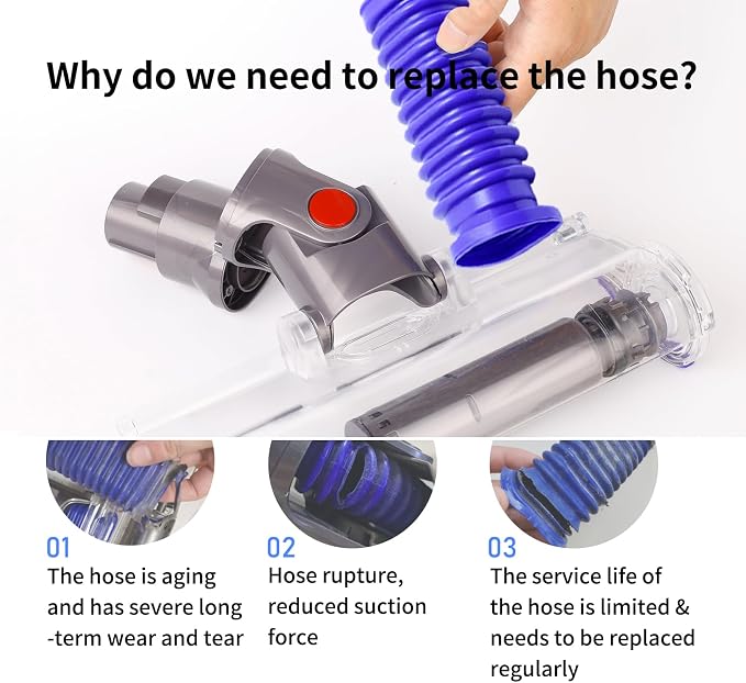 2 Pack Vacuum Lower Duct Hose Kit Compatible - Image 5