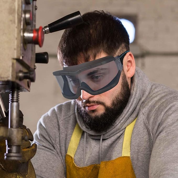 Chemistry Lab Safety Goggles, that Fit Over Glasses, Scientific, Construction - Image 5