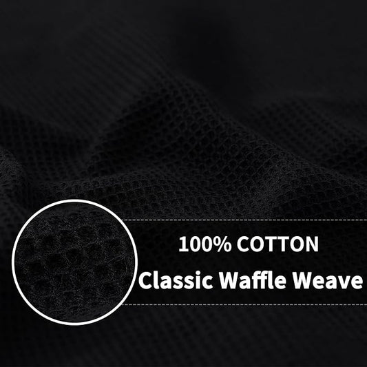 Homaxy 100% Cotton Waffle Weave Dish Cloths - Image 2