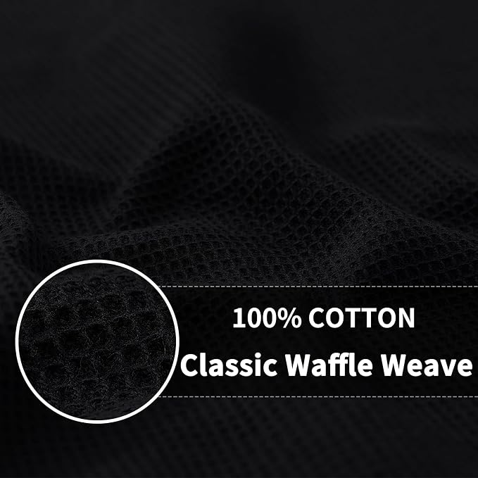 Homaxy 100% Cotton Waffle Weave Dish Cloths - Image 2