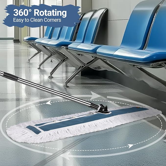 MASTERTOP Industrial Mop, Extra Large Floor Mop - Image 2
