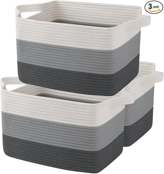 OIAHOMY Storage Basket, Woven Baskets by MasterofSpaceOptimization
