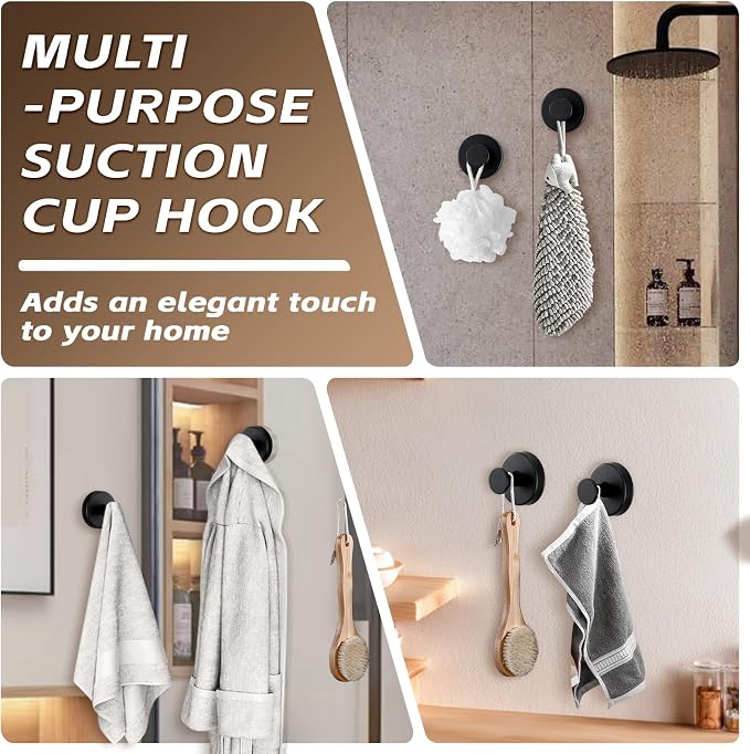 Reusable Heavy Duty Suction Cup Hooks - Image 4